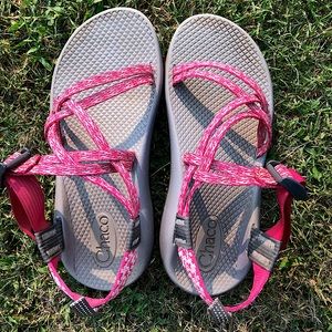 **SOLD**CHACO ZX1 Ecotread Hiking Sandals pink size 6.5